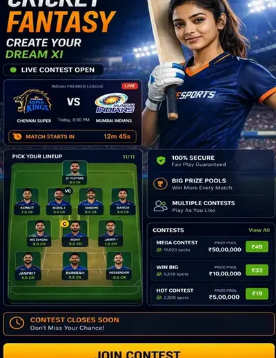 Luckx (luckx) fantasy cricket & matchday visual 3